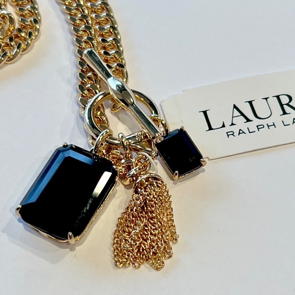 LAUREN RALPH LAUREN Stone Charm Pendant Necklace, 17" - Picture 2 of 9